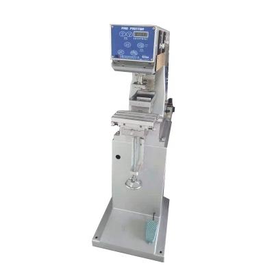 China Special shape parts 1 Color tagless label printing machine small pad printing machine for sale