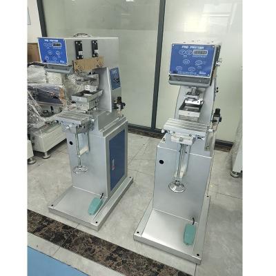 China Special shape parts single color ink tray pad printer machine for  mittens printing for sale