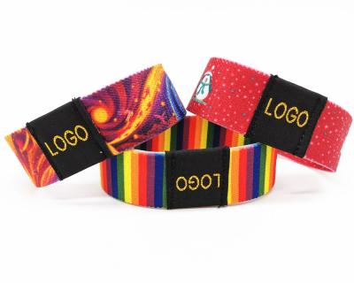 China Eco-friendly NFC Wristbands Elastic Wristbands Gift Items With Customized Printing Logo For Adults And Kids for sale