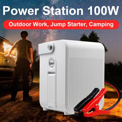 China Wholesale Super Green Flashlight Power 100w Generator Battery Energy Storage System Usb Portable Solar Power Station for sale