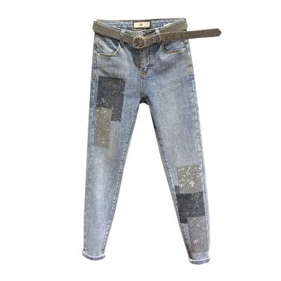 China Breathable #Mingyang# Stretch Slim Fit Jeans for sale