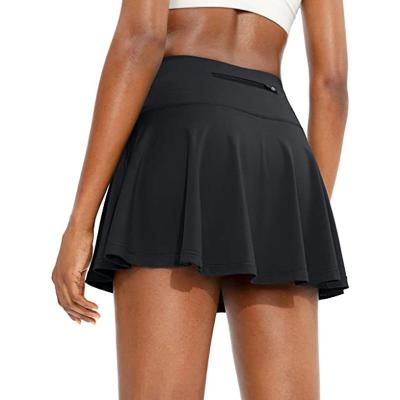 China Breathable #Mingyang# Pleated Tennis Skirt For Women With 4 Pockets Women High Waisted Sporty Golf Skorts Skirts For Running Casual for sale