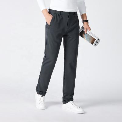 China New Anti-wrinkle Business Casual Chinlon Pants Soft And Comfortable Men's Casual Pants for sale