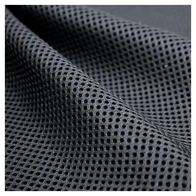 China Free Sample Breathable Thick Black 100% Polyester Tear-resistant Mesh Fabric For Sports Shoes net for sale