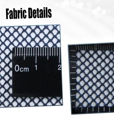 China Hot Selling Breathable Tear-Resistant Warp Knitted Rhombus 100% Polyester Mesh Fabric For Dress net for sale