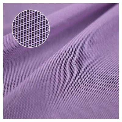 China High Density 4.2Profession Stretch Fine Holes Tulle Bolt Mesh Polyester Spandex Fabric For Shorts for sale