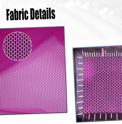 China Free Sample Wrinkle Resistant Fine Holes Soft Warp Knitted Hexagon 100% Nylon Tulle Fabric For Dance Skirt for sale