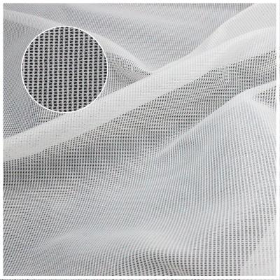 China Wholesale Wrinkle Resistant Breathable Wedding Dress 100% Nylon Warp Knitted Tulle Fabric For Wedding for sale