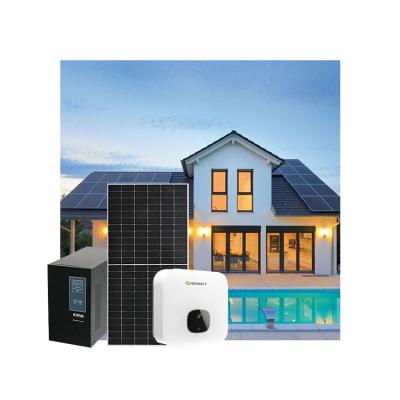 China Industrial Home Commercial Other China Solar Power System Offgrid Stand 8kw Offgrid Panel Hybrid Ground Solar Power System for sale