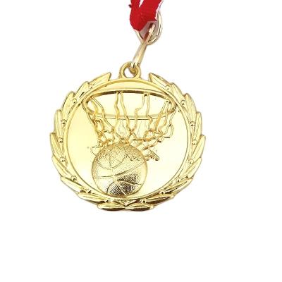 China Custom Personalized Europe Engraving 3D Basketball Medal Sports Champion Souvenir Metal Medallions for sale