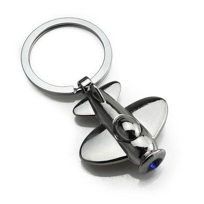 China Creative Fanshion Promotion Classic Car Pendant Aircraft Key Rings Metal Key Chain for sale