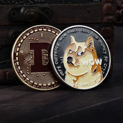 China Wholesale USA Soft Enamel Metal Challenge Coins Animal Doge Coin Custom for sale