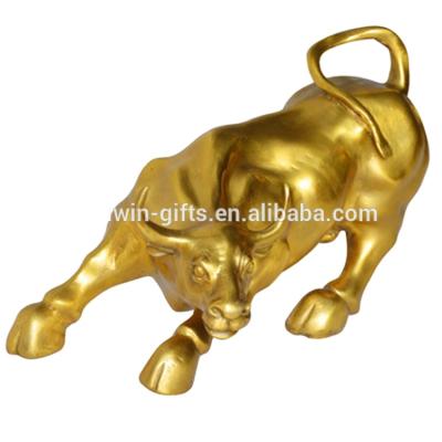 China Europe Custom Metal Craft Chinese Zodiac Signs Sculpture Bronze Cow Statue for sale