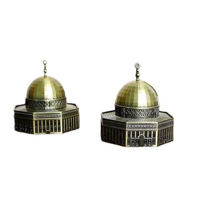 China Europe Jerusalem temple model Zinc Alloy Crafts souvenir statue metal decoration for home for sale