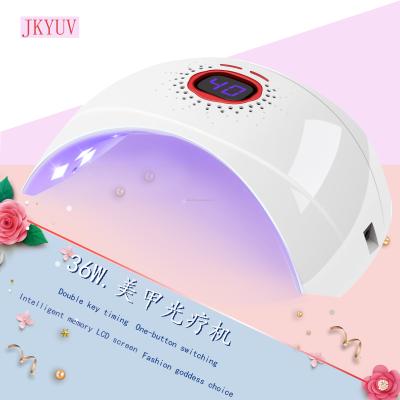 China Gel Nail Curing Professional Hot Sale NailArt Machine 36W Nail Lamp Nail Polish UV Dryer for sale