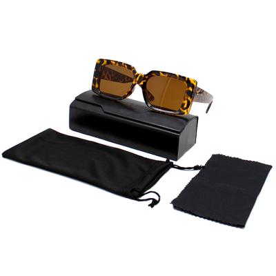 China Square New Design UV Protect Oversized Fashion Square Branded Sun Shade Glass Sunglasses for sale