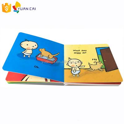 China baby & Funny Kids Education Kids Board Book Printing Comic Manga Learning Book Printing for sale