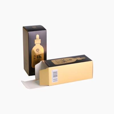 China Recyclable Luxury Gold Foil Stamping Matte Lamination Customize Printing Cosmetic Paper Box for sale