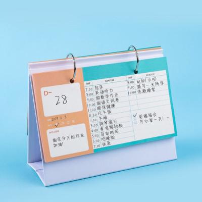 China Wholesale Cheap Custom Weekly Calendar Planer Promotion Desk Calendars Table Calendar for sale