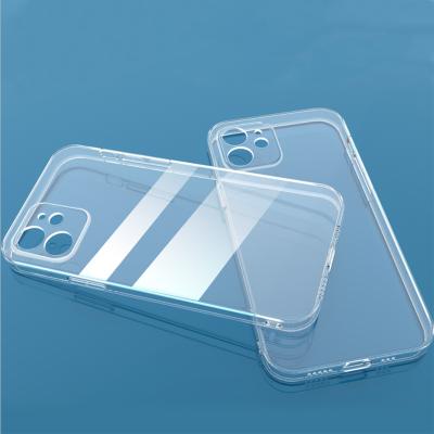 China Hot Selling Amazon Anti-fall Transparent Phone Case TPU Soft Phone Cover Case For iPhone 12 Pro Max for sale