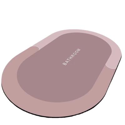 China Viable Diatom Sludge Mat Bathroom Non-Slip Mat for sale