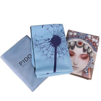 China PIDO 1.5mm Suede Anti-Slip Foldable Printed Rubber Yoga Mat With Bag for sale