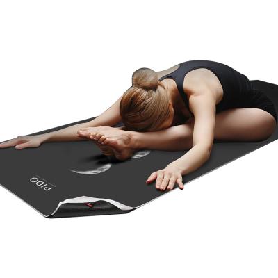 China PIDO Universal Corner Cap Microfiber Yoga Printed Anti-slip Warm Printed Towel for sale