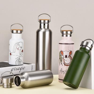 China Viable Wholesale Double Wall Stainless Steel Water Bottle Vacuum Flask Bottle for sale