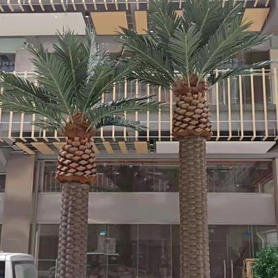 China minimalist artificial date palm tree for mall decoration for sale