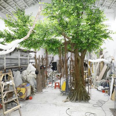 China Minimalist Green Artificial Banyan Tree For Sale for sale