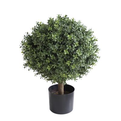 China European Minimalist Artificial Boxwood Potted Artificial Plants Garden Floor Decoration Spiral Tree Plant Wholesale for sale