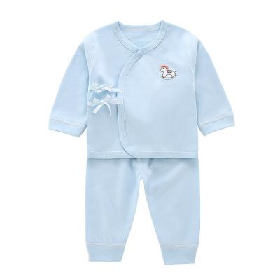 China Factory Factory Newborn Baby Sleepwear Rompers Wholesale Pure Cotton Set Breathable Baby Pajamas for sale