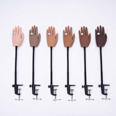 China Mannequin Hand F Hand Model Nail Art Training Manicure Acrylic Silicone Nail Practice Hand Forever for sale