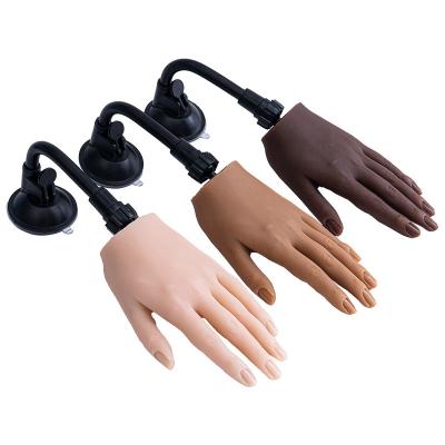 China Mannequin Hand F Silicone Hand Model Nail Art Training Manicure Acrylic Nail Practice Practice Hand Forever for sale