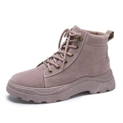 China Wholesale Comfortable Winter High Top Women Hiking Boots Nubuck Rubber Sole Boots Trekking Boots Mountaineering Boots Waterproof Sports Shoes for sale