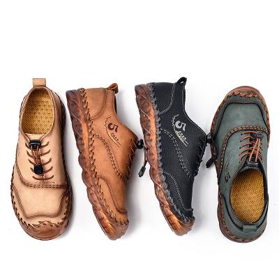 China Double Strap Loafer Oxford Leather Hinking Comfortable Casual Single Strap Monk Slip On Warm Men Comfortable Shoes Non-slip Waterproof Walking Shoes for sale