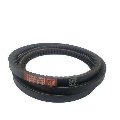 China Textile Mills Machine Tools And Food Processing Application Cogged V Belts High Quality Wear Resistant Industrial Raw Rubber EdgeTransmission V Belt Teeth Belt 8VX 1180 for sale