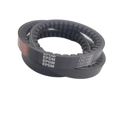 Китай High Efficiency Cogged V Transmission Belts Industrial V-Belt High Quality Rubber Transmission Teeth Belts 17X1143 EPDM продается