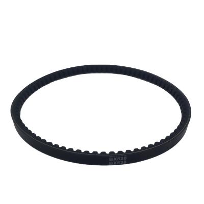 China High Efficiency BX 838 V Cogged Transmission Belts Industrial V-Belt High Quality Rubber Transmission Teeth Belts for sale