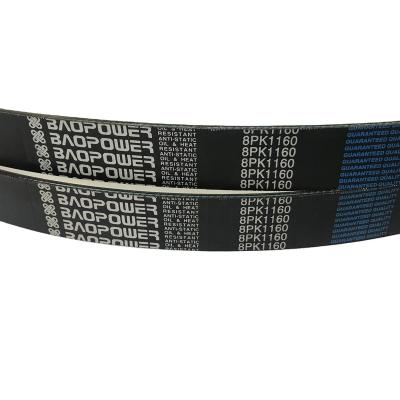 China Rubber Poly V Belts Vehicle Engine Multi Ribbed V Belt Poly PK pH PL PJ for sale