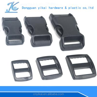 China Eco - Friendly Custom Plastic Side Buckle 15mm Release Buckles For Accessories for sale