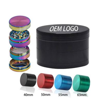 China 2022 OEM Multi-size Electric Detachable Dry Magnetic Tobacco Metal UV Herb Grinder CNC Engraving Custom Logo Herb Grinder for sale