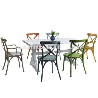 China Vintage Modern Classic Restaurant Outdoor Wedding Party Table Chair Furniture For Garden for sale