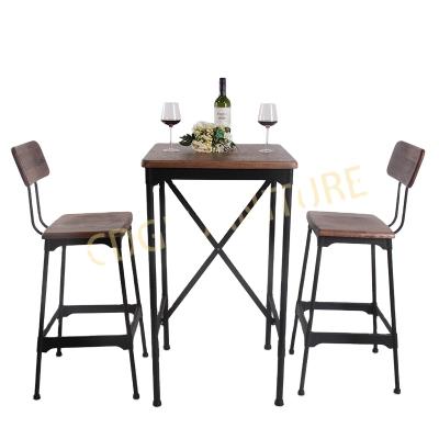 China Modern High Back Sneaks Wood Classic Cabin Style Restaurant Bar Stool Seat Design Industrial Cafe Chair for sale