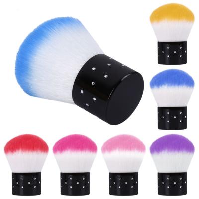 China Nail Dust Brush Private Label OEM Powder Solvent Cleaning Tool Acrylic Nail Brush Cleaner Art Nail Dust Brush for sale