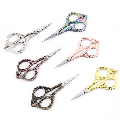 China Popular Professional Manicure Scissors Gold/Copper Scissors Stainless Steel Nail Scissors for sale