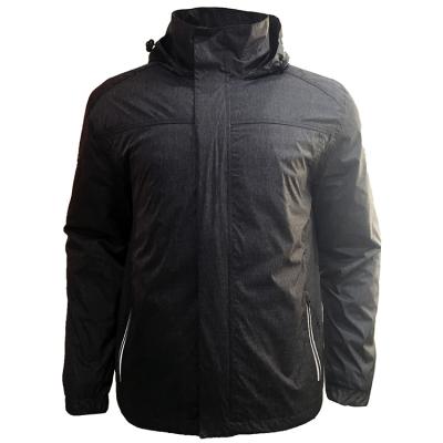 China Topgear Waterproof Waterproof Rain Jacket With Reflective Printing For Men for sale