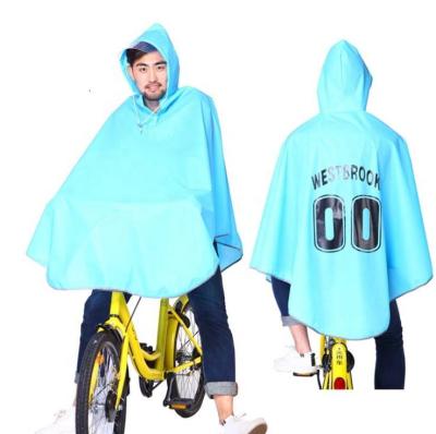 China Blue EVA Waterproof Clothing Singles Biker Recyclable Waterproof Clothing Biker Riding Bicycle Windproof Motorcycle Monogram Rain Coat Breathable Jacket For Men for sale