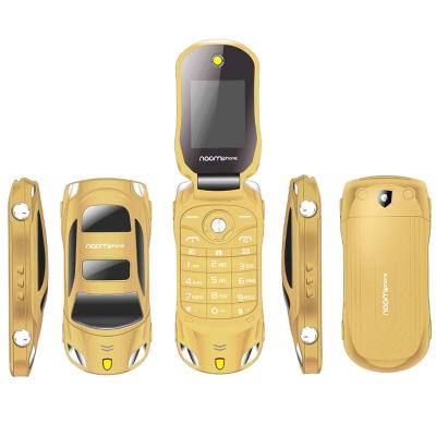 China Double SIM Card Car Shape Small Mini Mobile Phone New Flip Phone for sale