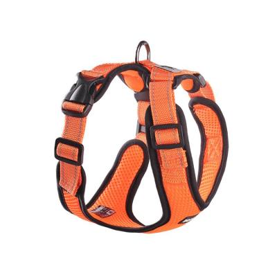 China Standard Size OEM Advanced Technology Pet Viable Glow in the Dark Breathable Mesh Reversible Fashion Pet Dog Harness Te koop